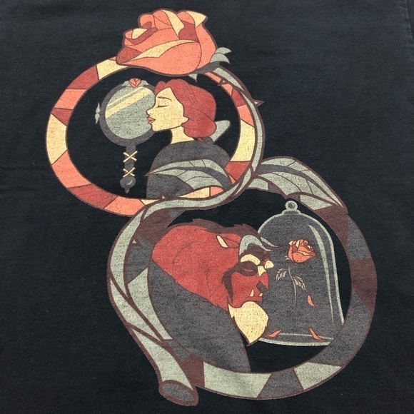 TEEFURY Beauty and the Beast t-shirt Women Small - Picture 2 of 4